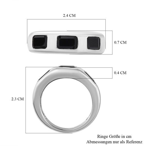 Schwarzer Spinell-Ring - 2,39 ct. image number 7