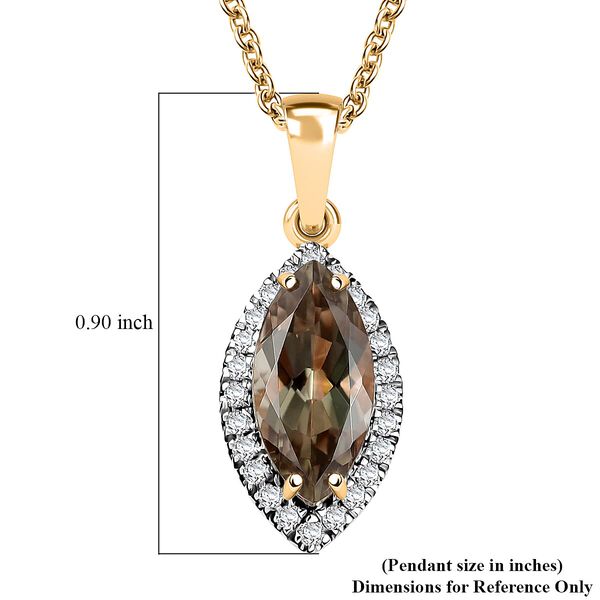 LUXORO AAA Turkizit, Wei&szlig;er Diamant Schmuckset ca. 50 cm 585 Gold ca. 2.25 ct image number 5