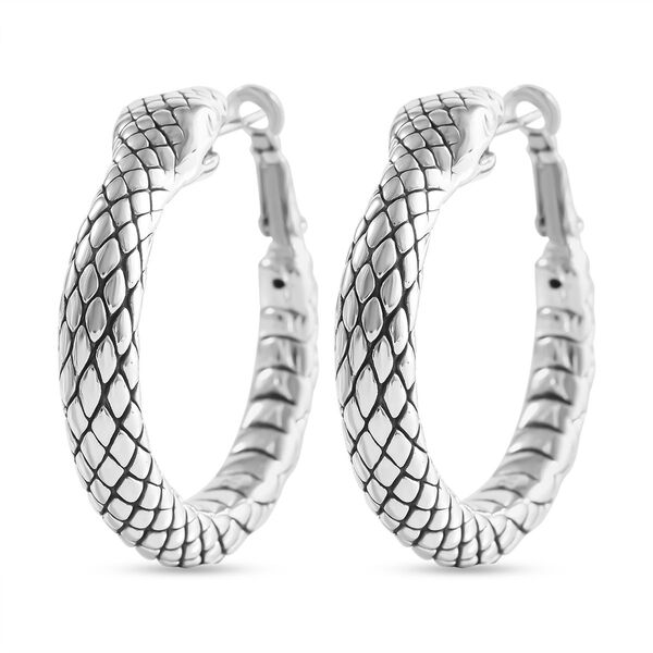 Elektroform Schlangen Creolen image number 2