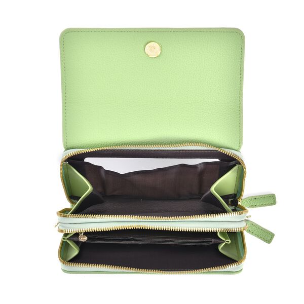 Crossbody-Tasche mit RFID-Schutz, Gr&uuml;n image number 8