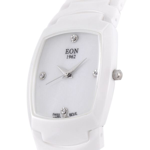 EON 1962 schweizes Uhrwerk, Wei&szlig; image number 4