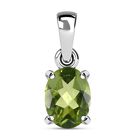 Peridot Solitär-Anhänger in Silber, 1,23 ct. image number 0