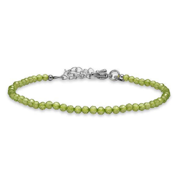 EVER TRUE Peridot Armband ca. 19 cm 316L Edelstahl ca. 12.00 ct