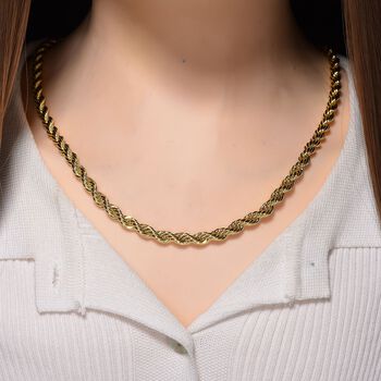 Kordel Halskette in Goldton, 59,5cm