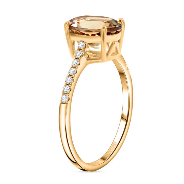 LUXORO AAA Turkizit und Diamant Ring in 585 Gelbgold - 2,15 ct. image number 4