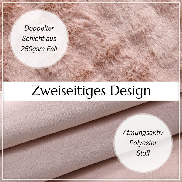 Luxus Edition Premium Decke, rosa image number 3