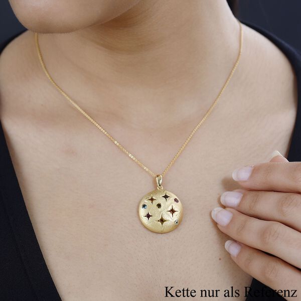 AA Mehrfarbig-Turmalin Anh&auml;nger, ca. 0,69 ct. image number 3