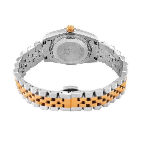 WILLIAM HUNT Moissanit-Akzent-Uhr, Schweizer Uhrwerk und silbernem Schneeleoparden-Zifferblatt image number 6