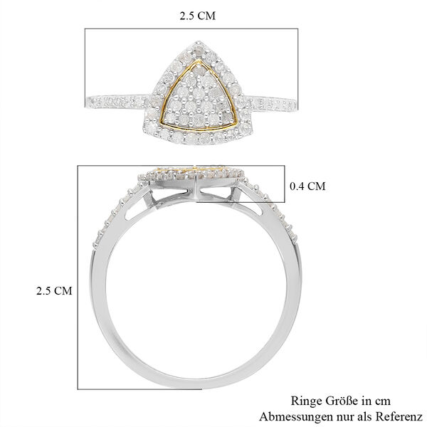 Dreieck Diamant Ring - 0,50 ct. image number 6