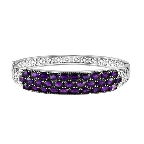 Afrikanischer Amethyst Armreif, 19 cm - 14,10 ct. image number 0