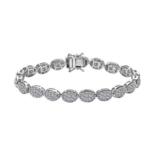Moissanit Armband, ca. 19 cm, ca. 7.85 ct image number 0