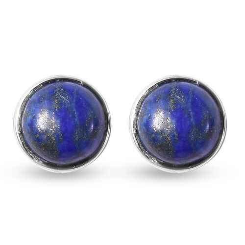 Lapislazuli Ohrstecker 925 Silber rhodiniert ca. 8,00 ct image number 0