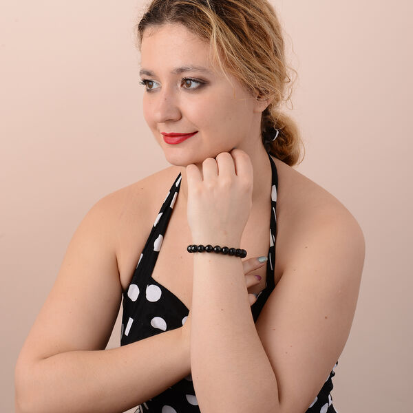 Shungit flexibel Armband ca. 18-19 cm lange 137.50 ct image number 5