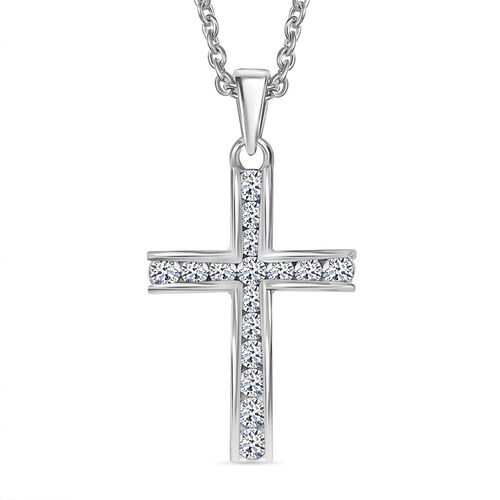 LUXURIANT DIAMOND- SI-GH Labor Diamant Anhänger mit 45cm Kette, 925 Silber rhodiniert - 0,51 ct. image number 0