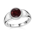 Roter Granat Ring Edelstahl (Größe 16.00) ca. 1,54 ct image number 3