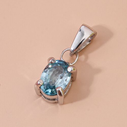 D'Joy AA blauer Zirkon Anhänger - 1,19 ct. image number 1