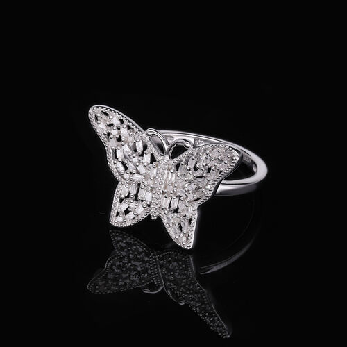 Diamant-Ring mit Schmetterling-Design - 0,33 ct. image number 1