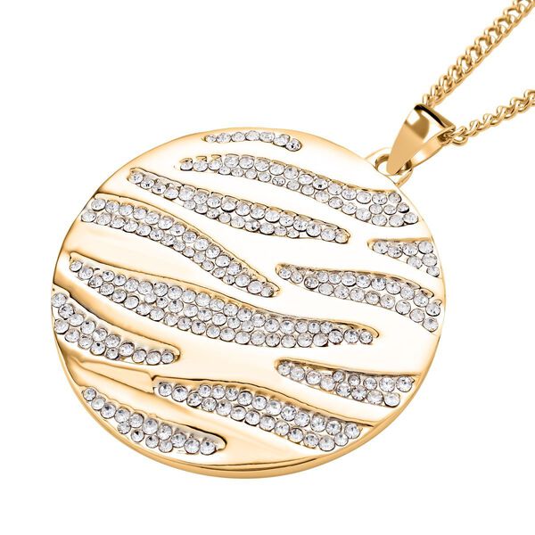 Wei&szlig;er Kristall-Anh&auml;nger mit Kette - 8 ct. image number 3