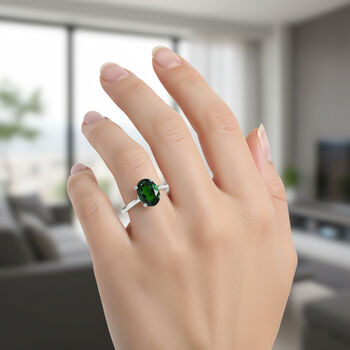 D'Joy nat&uuml;rlicher Chromdiopsid Ring - 1,28 ct.