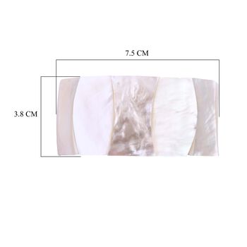 Royal Bali Kollektion- Flexibles Perlmutt-Armband - 0,10 ct.