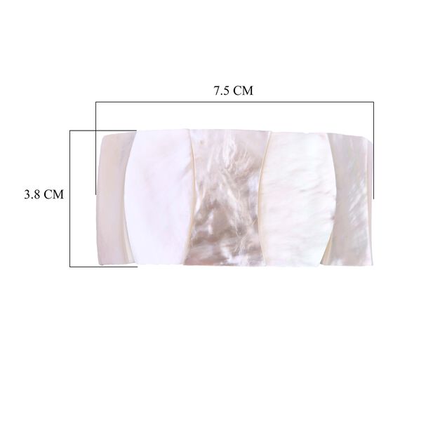 Royal Bali Kollektion- Flexibles Perlmutt-Armband - 0,10 ct. image number 4