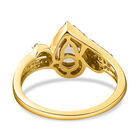 AAA Turkizit und Diamant-Ring, I2 G-H, 585 Gelbgold  ca. 1,37 ct image number 5