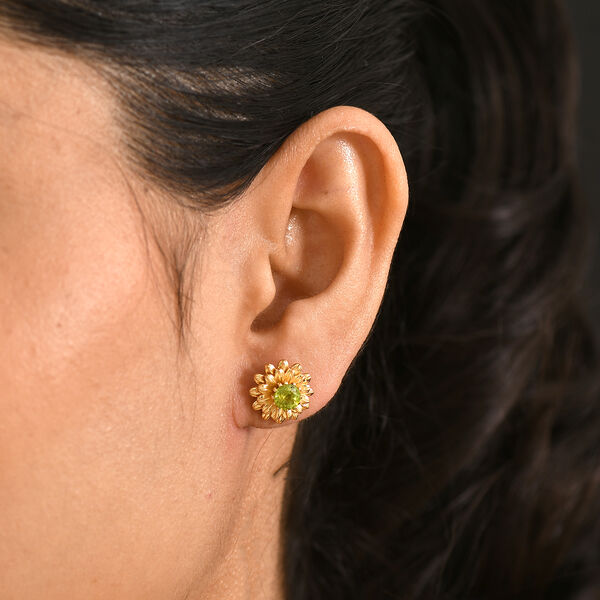 EverTrue Peridot Ohrstecker - 1,24 ct. image number 2
