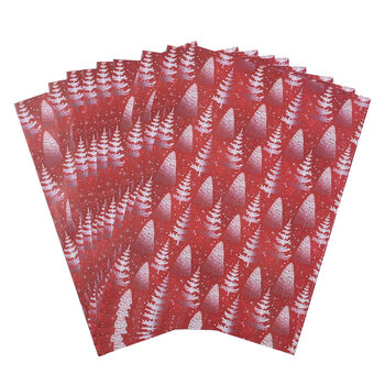 40er-Set Geschenkpapiere, Weihnachtsmotiv, Gr&ouml;&szlig;e 51x74 cm, Mehrfarbig&nbsp;