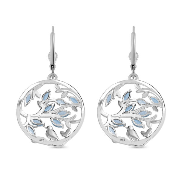 Schweizer Blautopas Ohrringe - 1,96 ct. image number 6