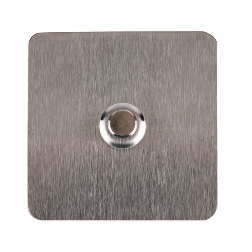 4 robuste Wandhaken aus Edelstahl mit selbstklebender Rückseite, ideal für Küche, Bad oder Büro. Tragkraft bis 3,5?kg, 6x6cm image number 1