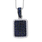 AA Blauer Saphir Schmuckset 925 Silber rhodiniert ca. 2.39 ct