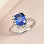 RHAPSODY AAAA Tansanit und Diamant-Ring, VS2 E-F, 950 Platin  ca. 3,04 ct image number 1