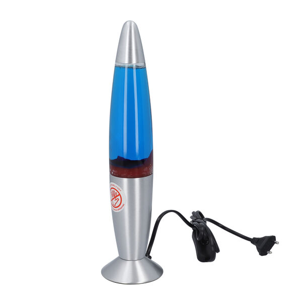 HOMESMART - dekorative Lavalampe mit entspannendem Lichtspiel, H&ouml;he 33,5 cm, Blau image number 3