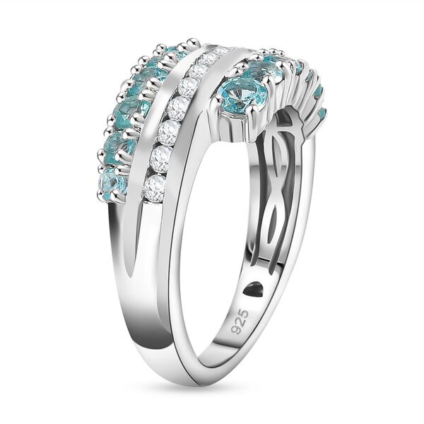 AA Lagunen Apatit und Zirkon Ring - 1,61 ct. image number 5