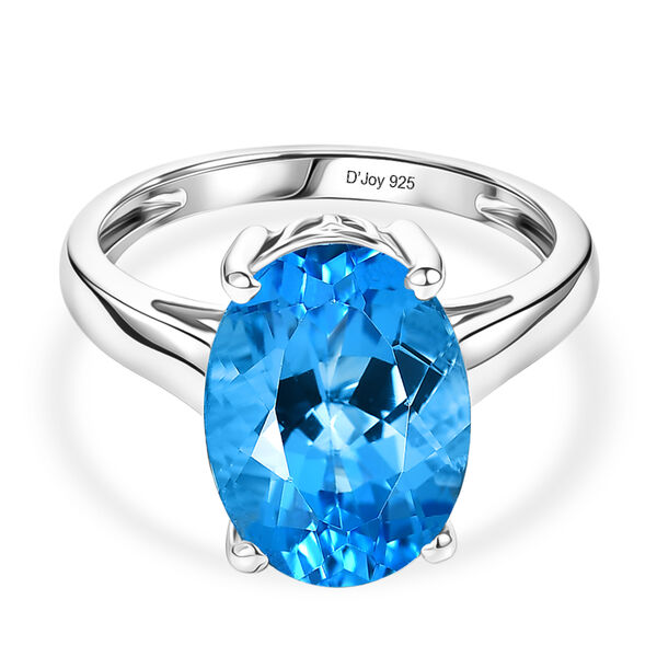 D'Joy AAA Schweizer Blautopas Ring - 6,85 ct.