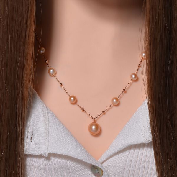 Halskette ca. 50 cm 925 Silber rosévergoldet image number 2