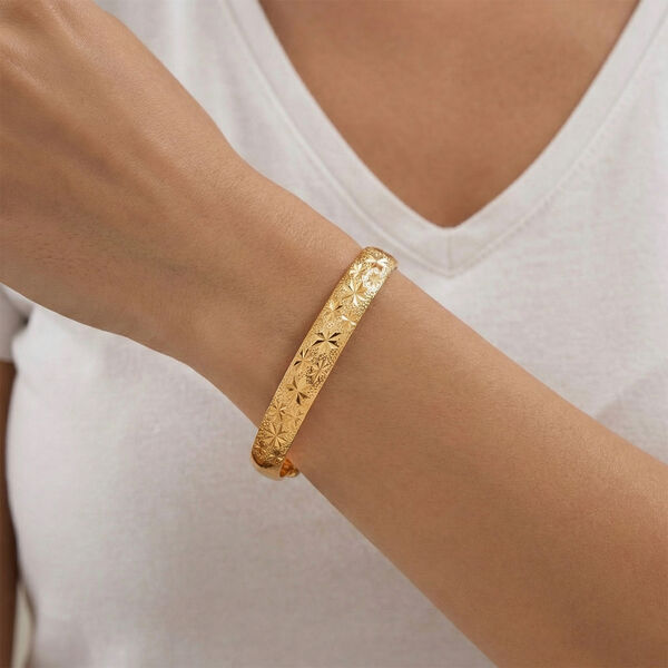 Nickelfreies Messing Armreif ca. Flexibles cm ca. 16,20g image number 2