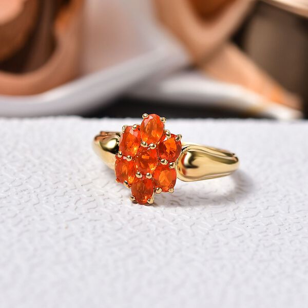 D'Joy AAA Blaze Feueropal Ring - 0,82 ct. image number 2