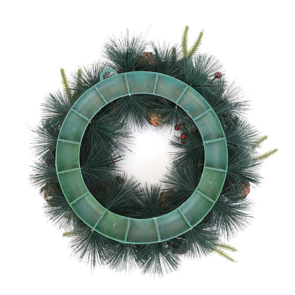 Weihnachtskranz, Weihnachtsdekoration, Durchmesser 45 cm, Grün  image number 2