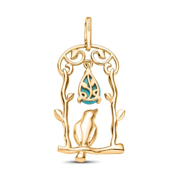 D'Joy AA Sleeping Beauty T&uuml;rkis Anh&auml;nger - 1,15 ct. image number 5