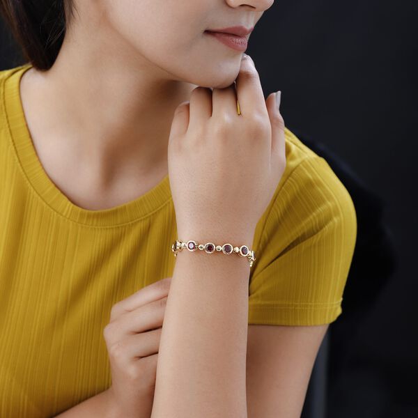 Nat&uuml;rliches Mosambik Granat-Armband, 20 cm - 17,10 ct. image number 3