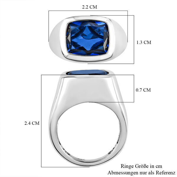 Ceylonfarbener Quarz-Ring, 925 Silber platiniert - 6,18 ct.&nbsp; image number 7