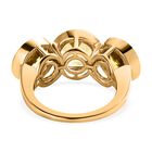 Ouro Verde-Quarz Ring, 925 Silber vergoldet, (Größe 16.00) ca. 5.37 ct image number 5