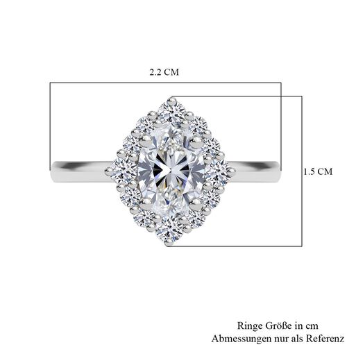 LUXURIANT DIAMOND - Lab Grown Diamant VS Ring 950 Platin (Größe 17.00) (10-15 Werktage Lieferzeit) ca. 1.50 ct image number 6