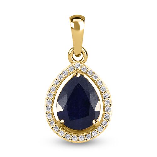 AA Masoala Saphir und Zirkon Anhänger - 2,53 ct. image number 0