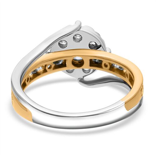 LUXURIANT DIAMOND - Lab Grown Diamant SI-GH SGL zertifiziert Ring 925 Silber rhodiniert (Größe 20.00) ca. 1.00 ct image number 3