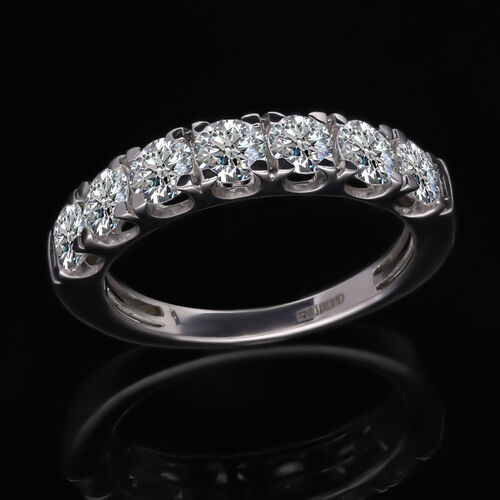 LUXORO IGI zertifizierter SI Labor Diamant Ring in 585 Weißgold - 1,50 ct. image number 2