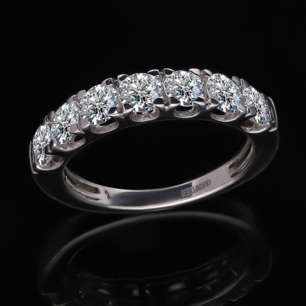 LUXORO IGI zertifizierter SI Labor Diamant Ring in 585 Wei&szlig;gold - 1,50 ct. image number 2