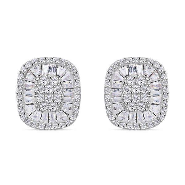 Weißer Zirkonia Schmuckset 925 Silber rhodiniert image number 5