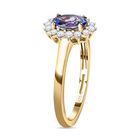 AA Tansanit und Moissanit Ring - 0,95 ct. image number 4